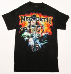 画像1: オフィシャル バンドTシャツ：メガデス MEGADETH TWO FACES 06 TOUR ブラック (1)