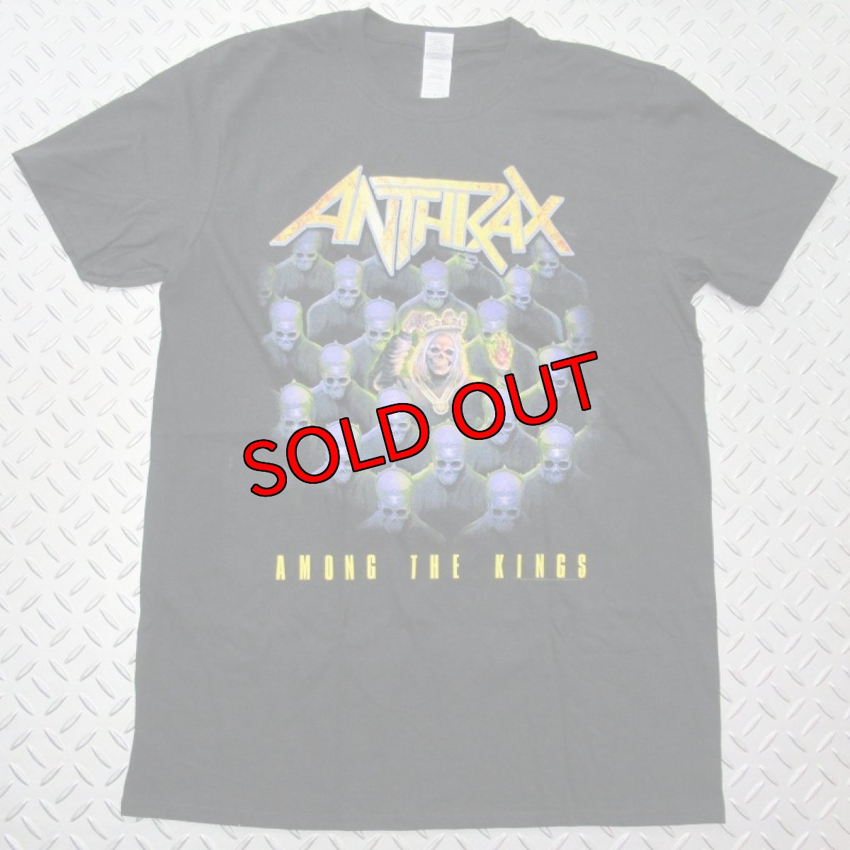 画像1: オフィシャル バンドTシャツ：アンスラックス ANTHRAX Among the Kings ブラック (1)