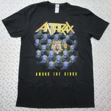 画像1: オフィシャル バンドTシャツ：アンスラックス ANTHRAX Among the Kings ブラック (1)