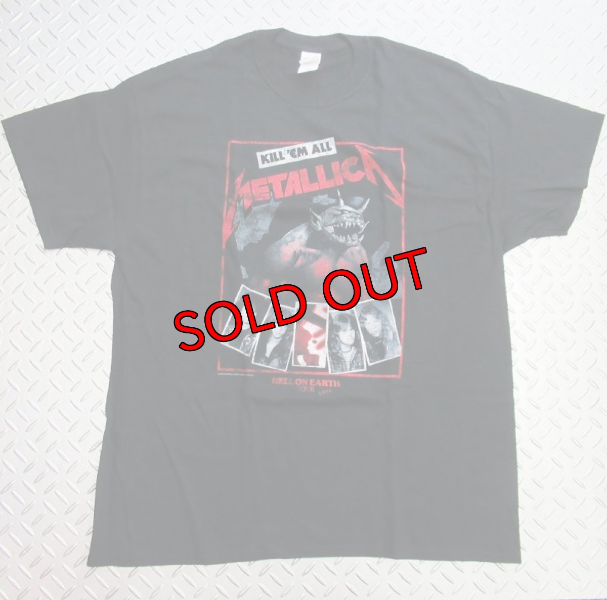 画像1: オフィシャル バンドTシャツ：メタリカ METALLICA HELL ON EARTH ブラック (1)