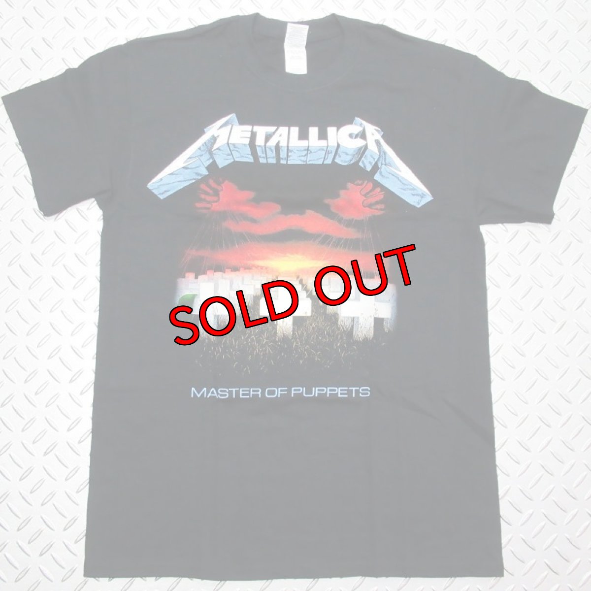 画像1: 【再入荷】オフィシャル バンドTシャツ：メタリカ METALLICA Master of Puppets Tracks ブラック (1)
