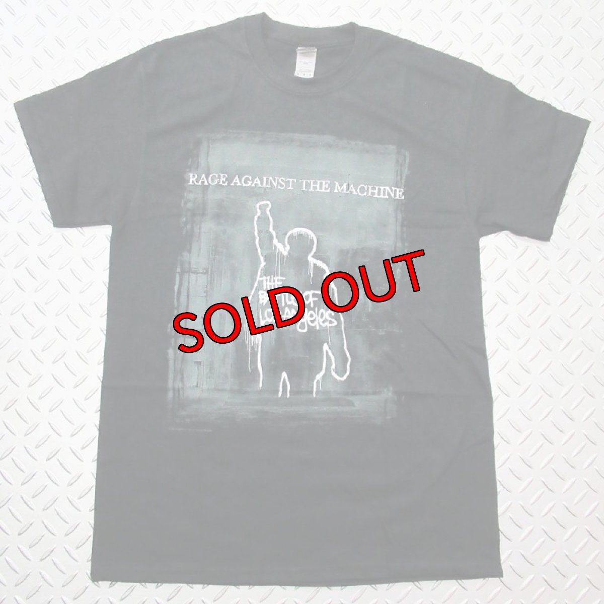 画像1: オフィシャル バンドTシャツ：レイジアゲインストザマシーン RAGE AGAINST THE MACHINE Bulls on Parade Mic ブラック (1)