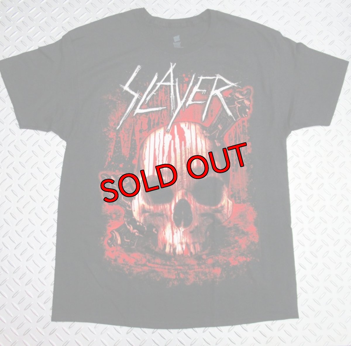 画像1: オフィシャル バンドTシャツ：スレイヤー SLAYER WORLD TOUR 2012 TOUR ブラック (1)