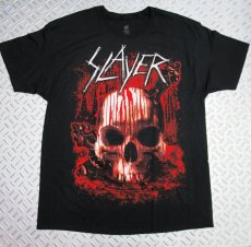 画像1: オフィシャル バンドTシャツ：スレイヤー SLAYER WORLD TOUR 2012 TOUR ブラック (1)