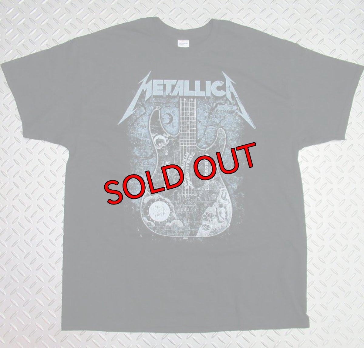 画像1: オフィシャル バンドTシャツ：メタリカ METALLICA Hammett Ouija Guitar ブラック (1)