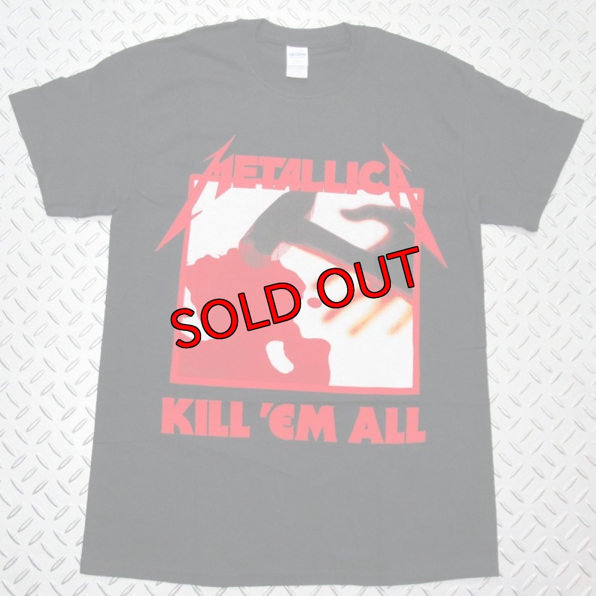 画像1: 【再入荷】オフィシャル バンドTシャツ：メタリカ METALLICA Kill 'Em All Tracks ブラック (1)