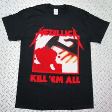画像1: 【再入荷】オフィシャル バンドTシャツ：メタリカ METALLICA Kill 'Em All Tracks ブラック (1)