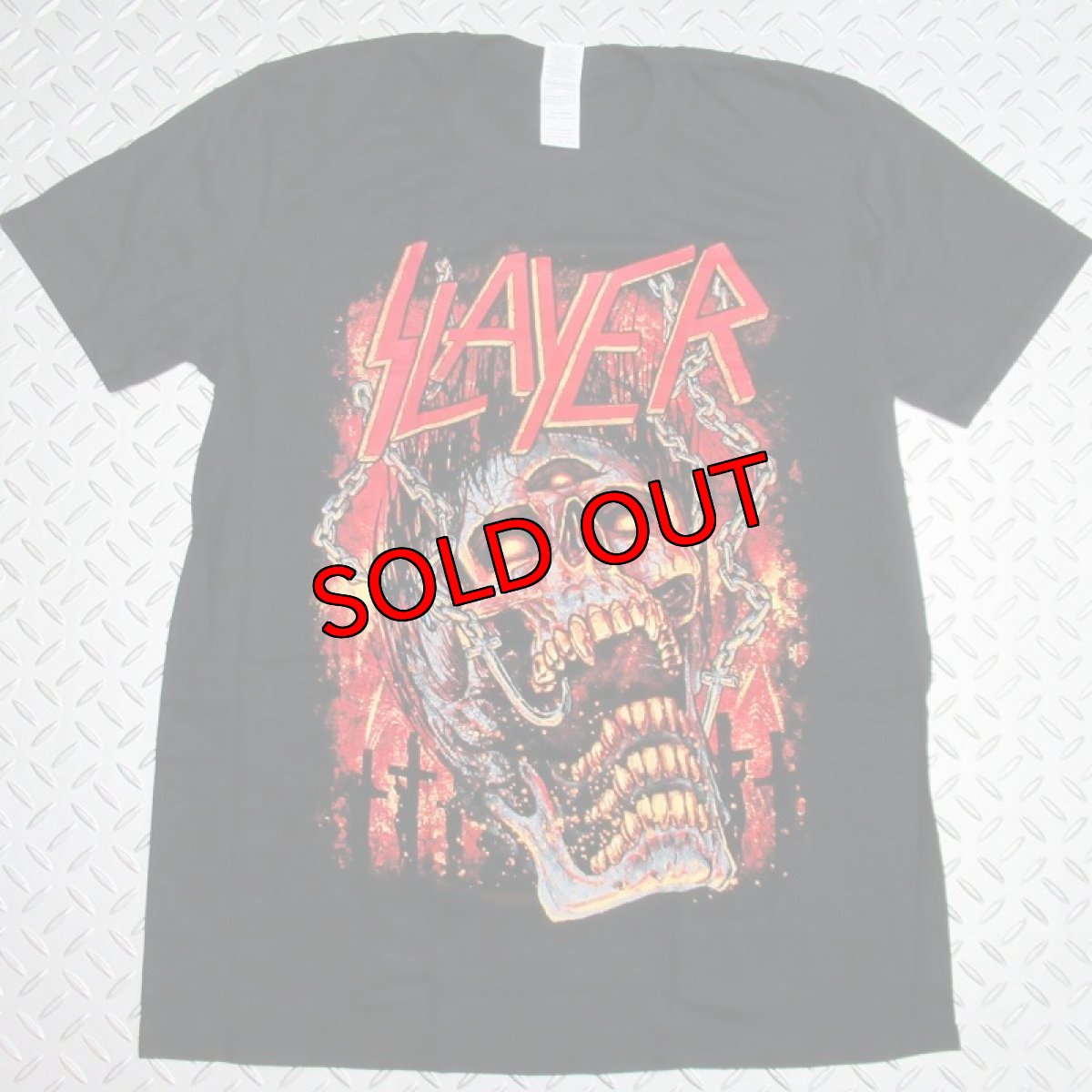 画像1: オフィシャル バンドTシャツ：スレイヤー SLAYER MEAT HOOKS ブラック (1)