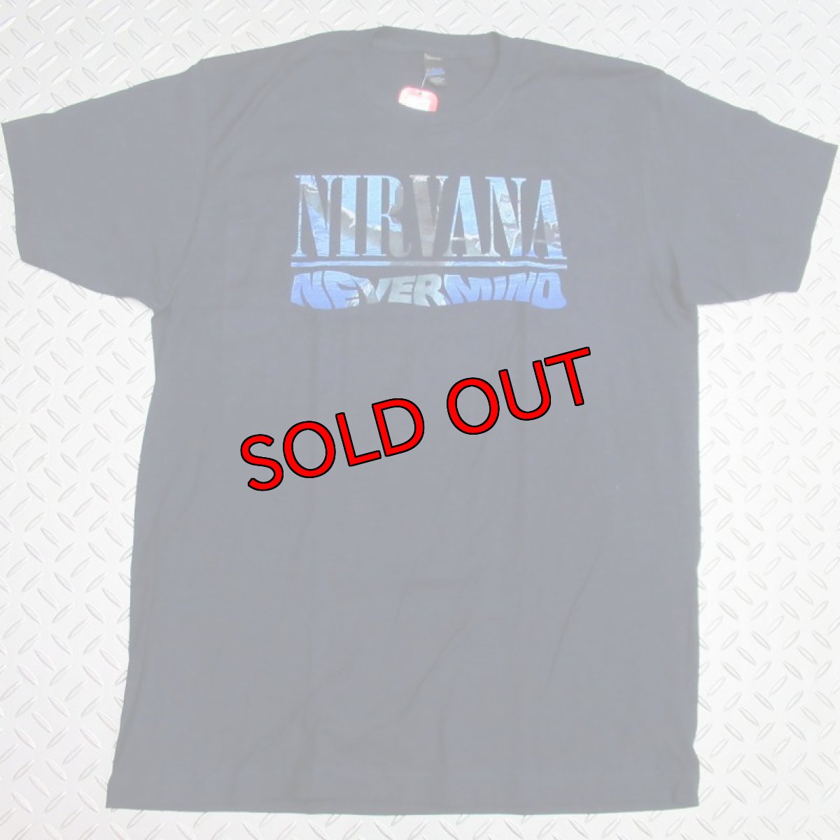 画像1: オフィシャル バンドTシャツ：ニルヴァーナ NIRVANA NEVERMIND ALBUM PLAY LIST ネイビー (1)