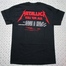 画像2: 【再入荷】オフィシャル バンドTシャツ：メタリカ METALLICA Kill 'Em All Tracks ブラック (2)