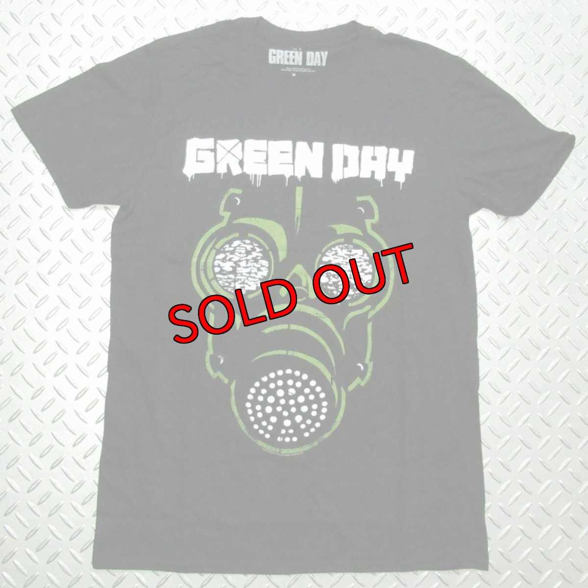 画像1: オフィシャル バンドTシャツ：グリーンデイ GREEN DAY Green Mask ブラック (1)