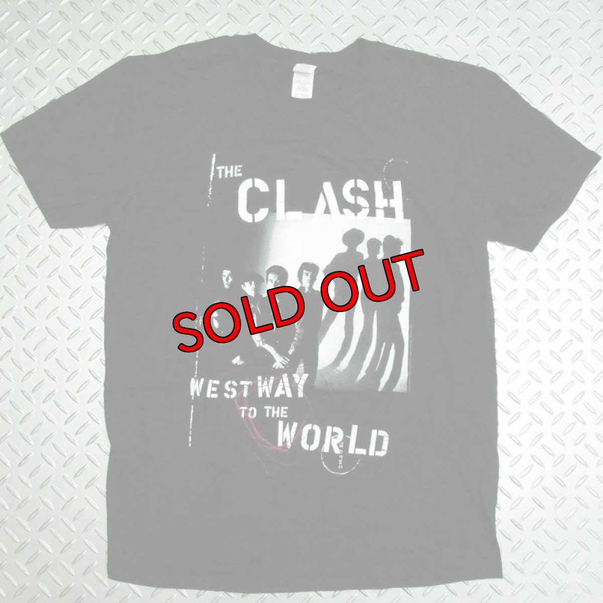 画像1: オフィシャル バンドTシャツ：クラッシュ THE CLASH Westway To The World ブラック (1)
