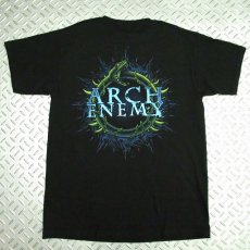 画像2: オフィシャル バンドTシャツ：アーチエネミー ARCH ENEMY Saturnine ブラック (2)