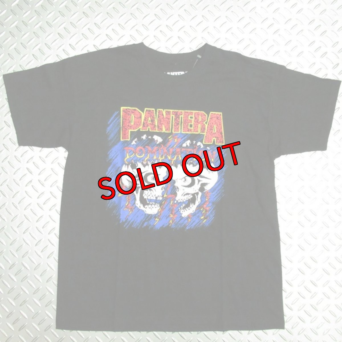 画像1: オフィシャル バンドTシャツ：パンテラ PANTERA DOMINATION ブラック (1)