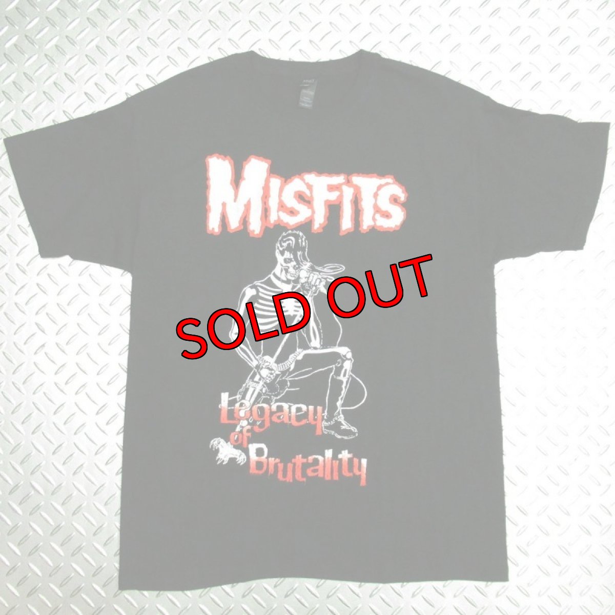画像1: 【再入荷】オフィシャル バンドTシャツ：ミスフィッツ MISFITS LEGACY OF BRUTALITY ブラック (1)