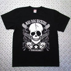 画像1: 【新商品】パンク・ロック系Tシャツ：MDR スカル 2021 半袖 ブラック (1)