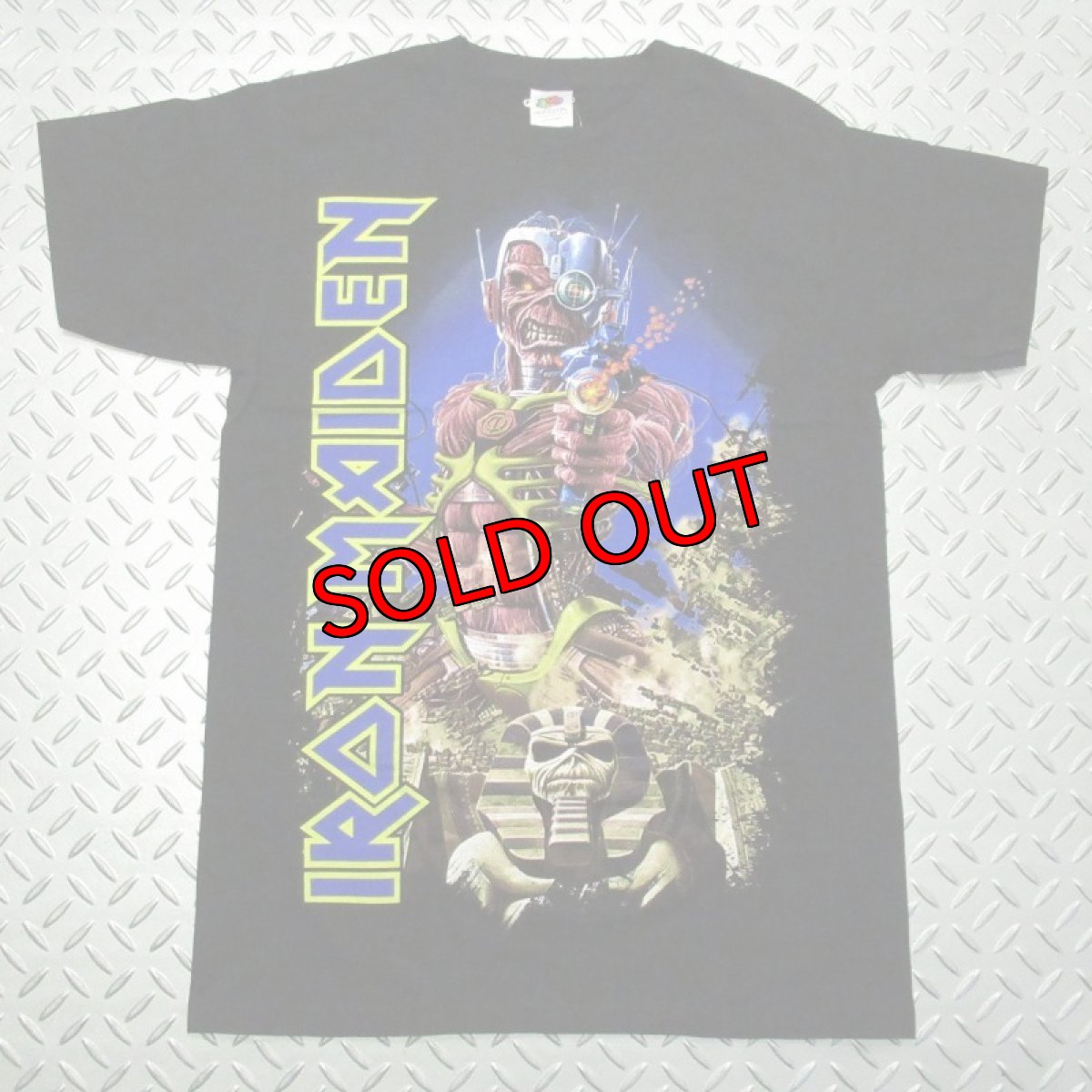画像1: オフィシャル バンドTシャツ：アイアンメイデン IRON MAIDEN SOMEWHERE BACK IN TIME ブラック (1)