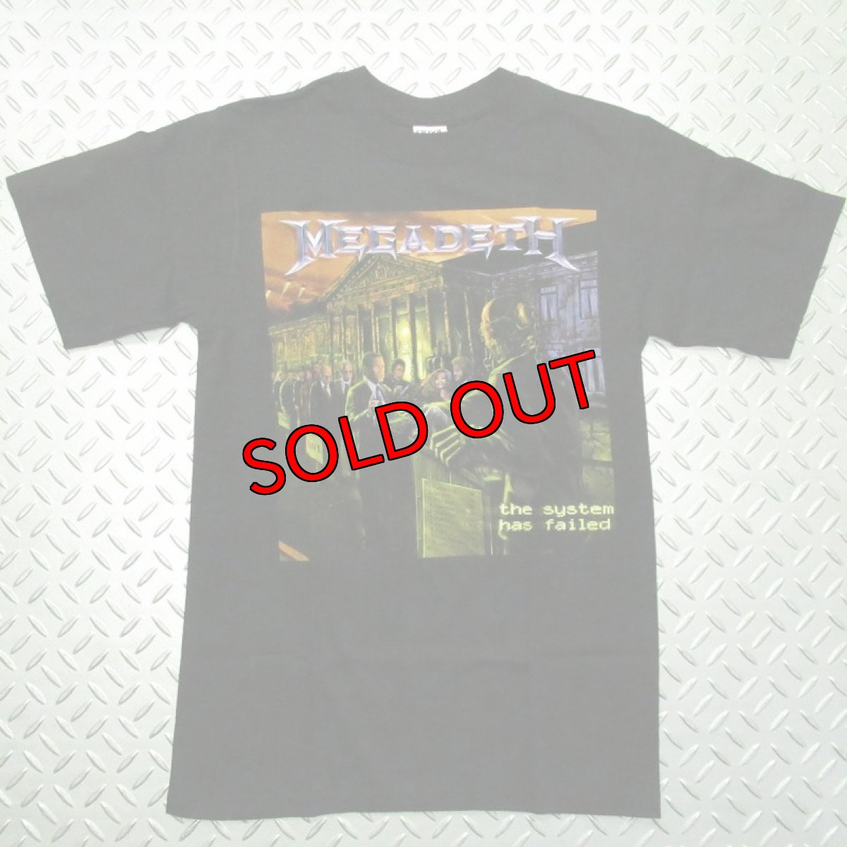 画像1: オフィシャル バンドTシャツ：メガデス MEGADETH SYSTEM FAILED ブラック (1)