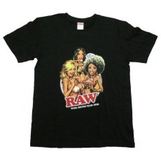 画像1: 【再入荷】RAWガールズ Tシャツ ブラック (1)