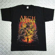 画像1: オフィシャル バンドTシャツ：ARCH ENEMY First Day In Hell ブラック (1)