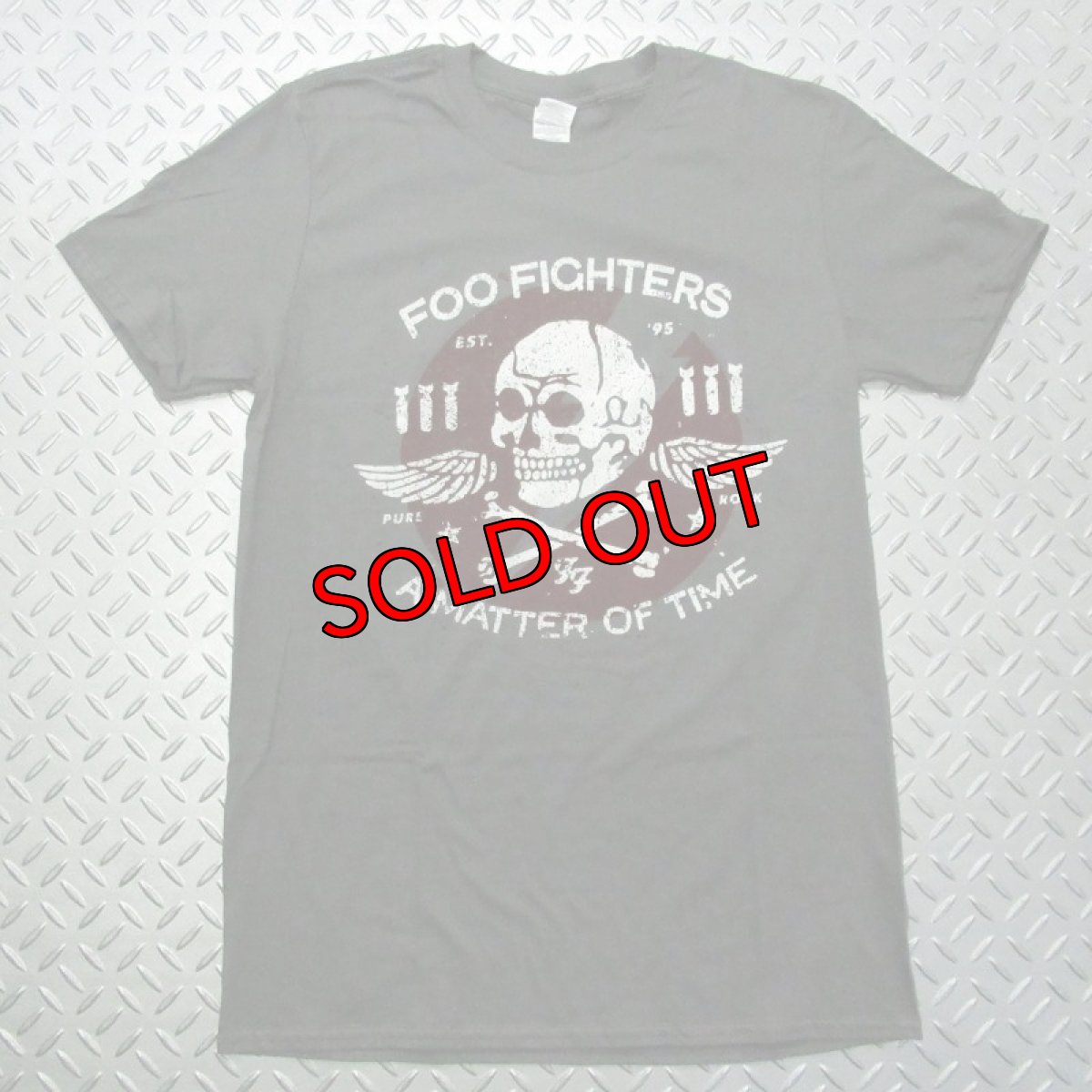 画像1: オフィシャル バンドTシャツ：フーファイターズ FOO FIGHTERS Matter of Time グレー (1)
