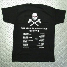 画像2: オフィシャル バンドTシャツ：アイアンメイデン IRON MAIDEN BOOK OF SOULS EUROPEAN TOUR 2016 ブラック (2)