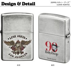画像2: Zippoジッポーライター：ベティー ブープ™ 90周年記念モデル［LOVE HURTS］ (2)