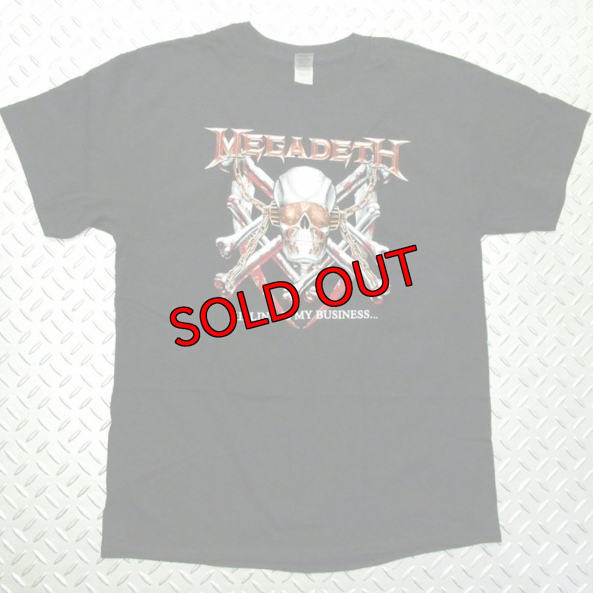 画像1: 【再入荷】オフィシャル バンドTシャツ：メガデス MEGADETH Killing Is My Business ブラック (1)