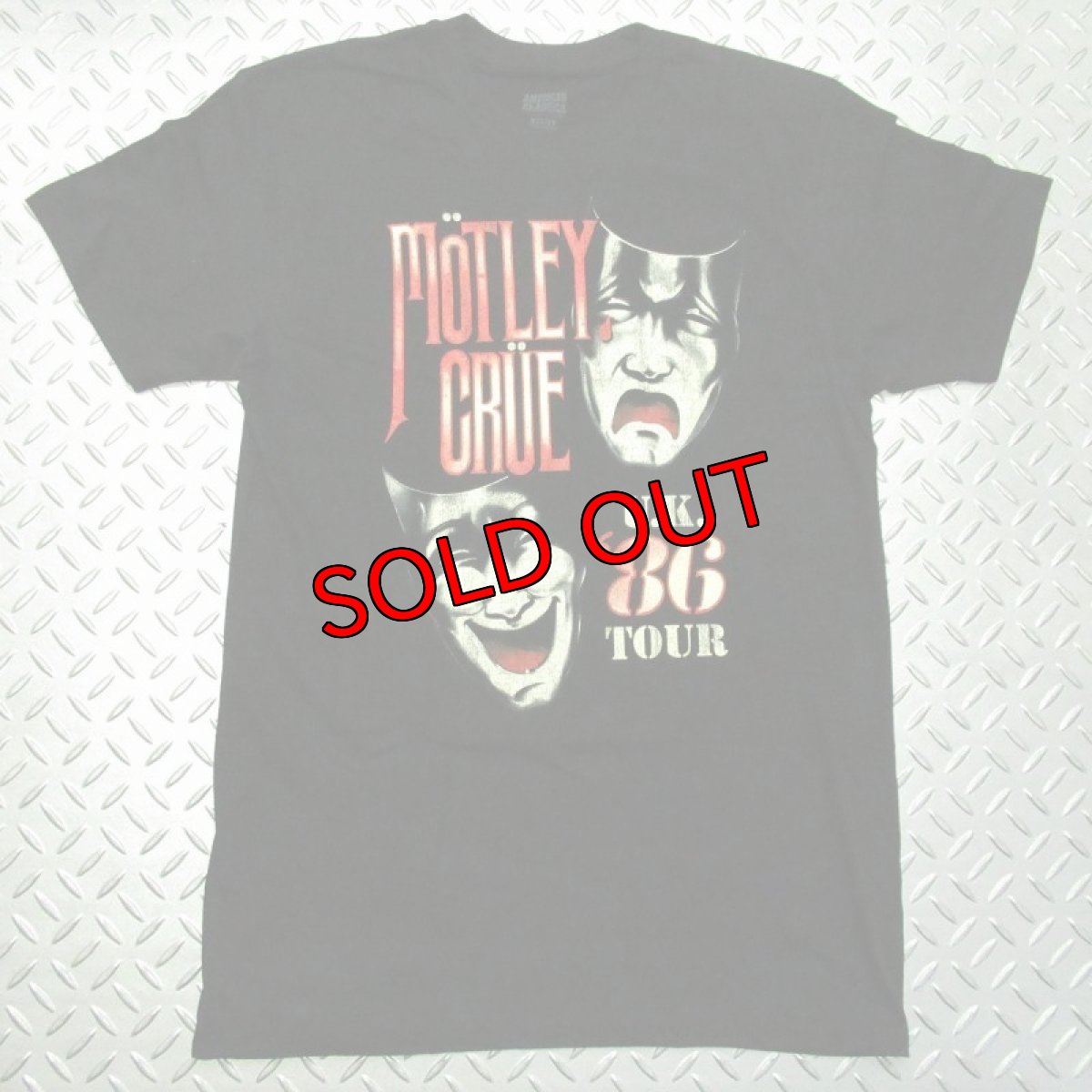 画像1: 【再入荷】オフィシャル バンドTシャツ：モトリークルー MOTLEY CRUE UK TOUR ブラック (1)