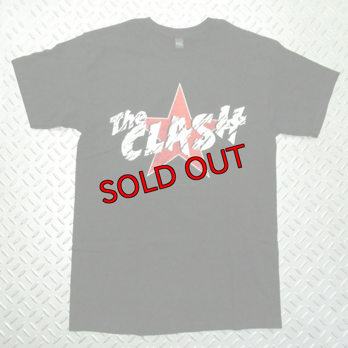 画像1: 【再入荷】オフィシャル バンドTシャツ：クラッシュ THE CLASH STAR LOGO ブラック (1)