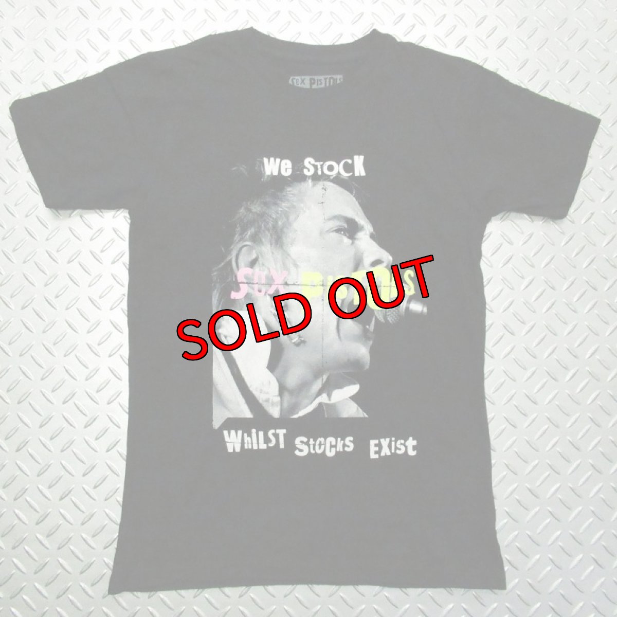 画像1: オフィシャル バンドTシャツ：セックスピストルズ SEX PISTOLS We Stock ブラック (1)