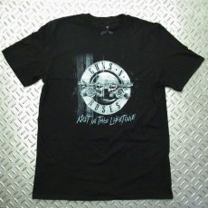 画像1: オフィシャル バンドTシャツ：ガンズアンドローゼズ GUNS N' ROSES NOT IN THIS LIFETIME TOUR ブラック (1)