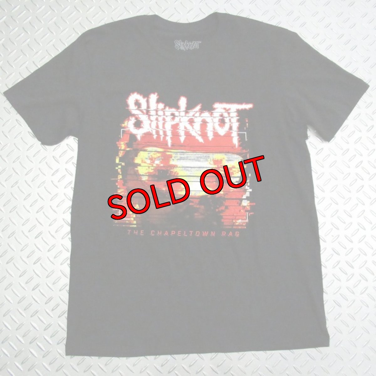 画像1: オフィシャル バンドTシャツ：スリップノット SLIPKNOT Chapeltown Rag Glitch ブラック (1)