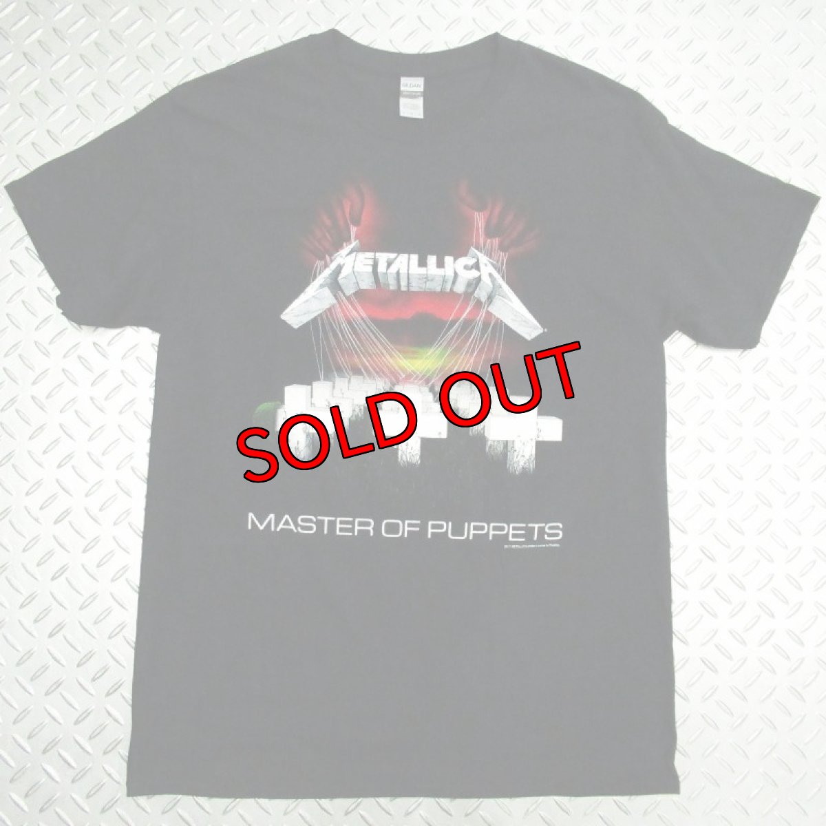 画像1: 【再入荷】オフィシャル バンドTシャツ：メタリカ METALLICA Master of Puppets European Tour '86.  ブラック (1)