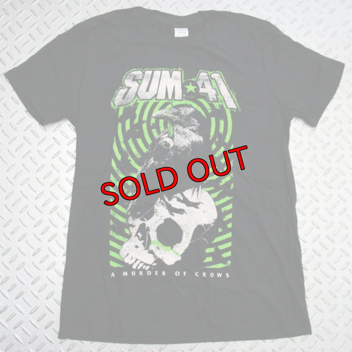 画像1: オフィシャル バンドTシャツ：サム41 SUM 41 CROW ブラック (1)