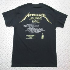 画像2: 【再入荷】オフィシャル バンドTシャツ：メタリカ METALLICA And Justice For All Tracks ブラック (2)