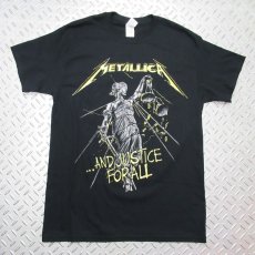 画像1: 【再入荷】オフィシャル バンドTシャツ：メタリカ METALLICA And Justice For All Tracks ブラック (1)