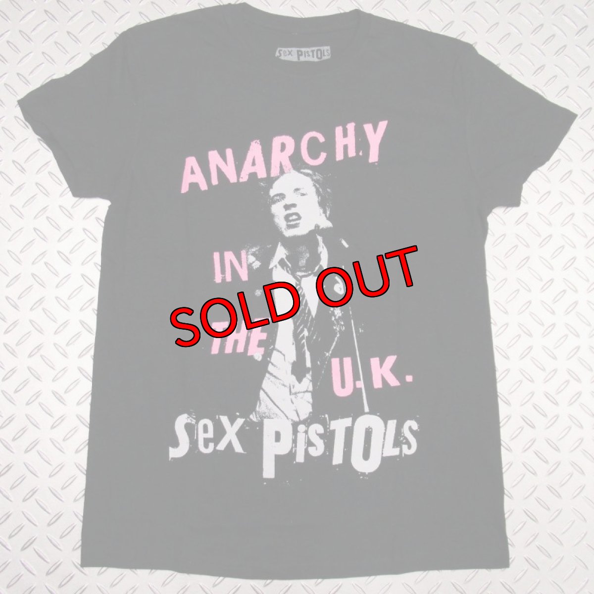 画像1: オフィシャル バンドTシャツ：セックスピストルズ SEX PISTOLS Anarchy in the UK ブラック (1)