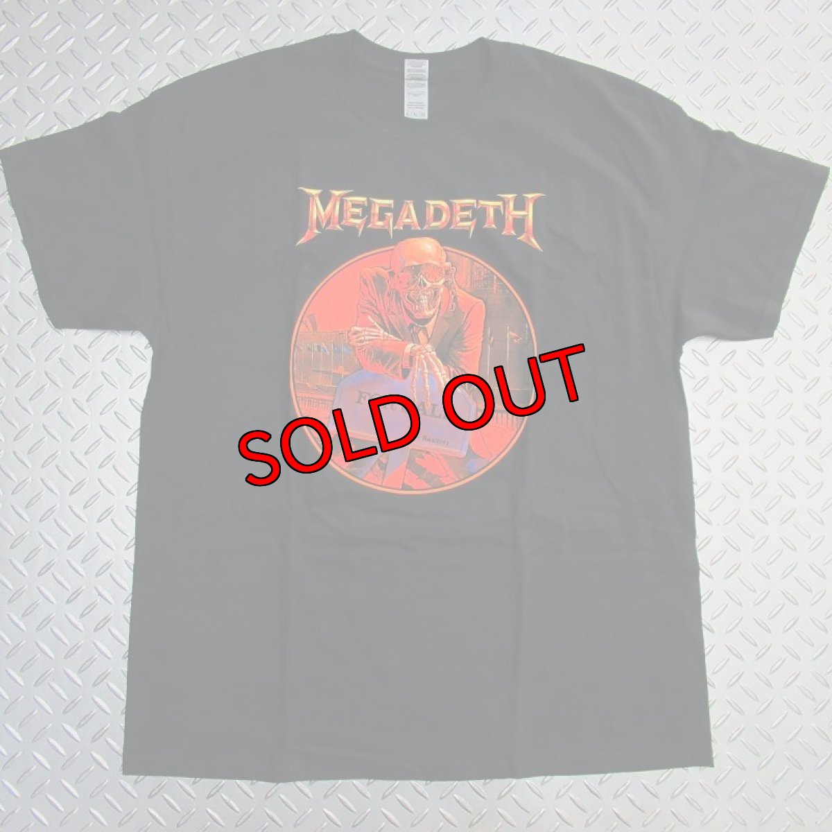 画像1: オフィシャル バンドTシャツ：メガデス MEGADETH Peace Sells… Track list ブラック (1)