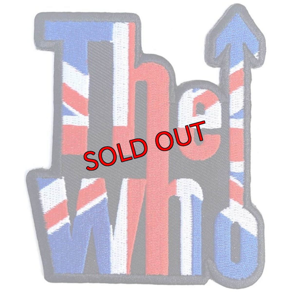 画像1: 【再入荷】オフィシャル バンド ワッペン：ザ・フー THE WHO Union Jack (1)