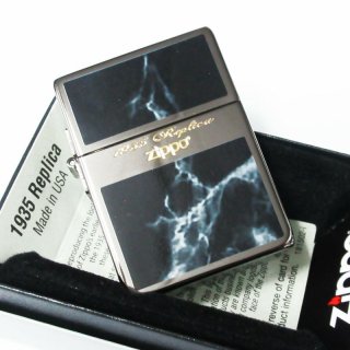 Zippo ジッポーライター：1935 Gライン 35MB-GB 限定モデル シリアルナンバー付き 黒 ブラック