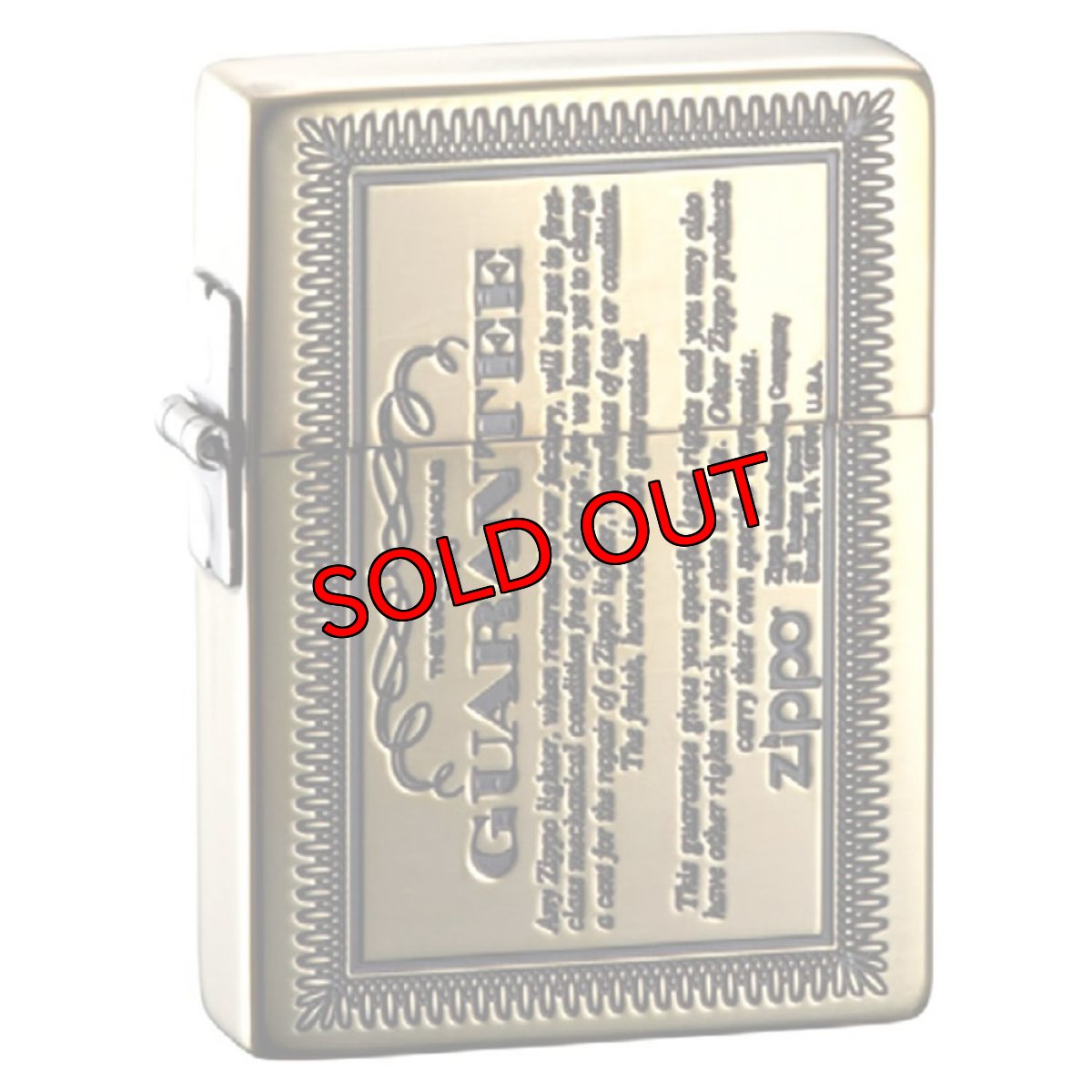 画像1: 【再入荷】Zippo ジッポーライター：1935 ギャランティ BS 1201S664 真鍮いぶし (1)