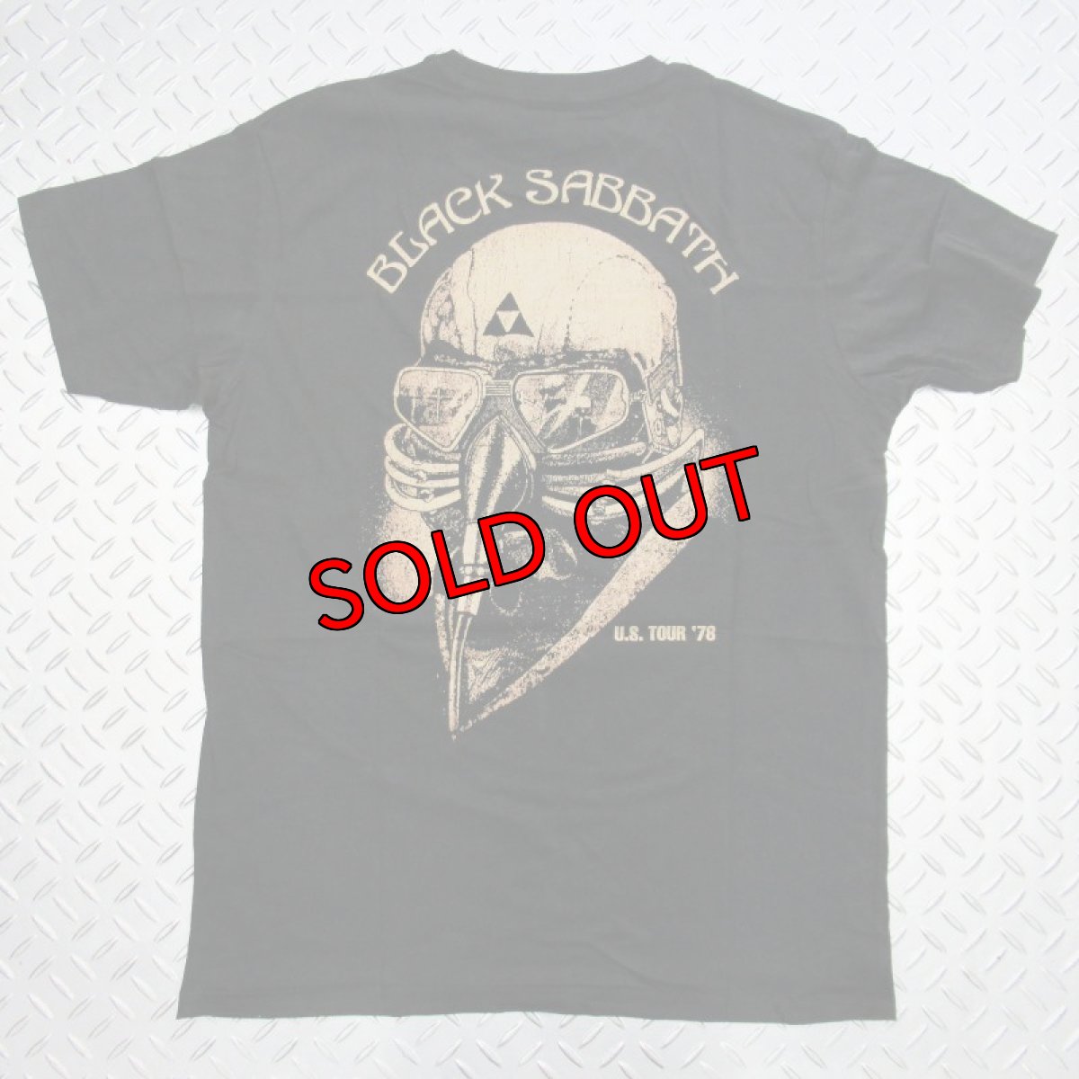画像1: 【再入荷】オフィシャル バンドTシャツ：BLACK SABBATH US Tour 78 ブラック (1)