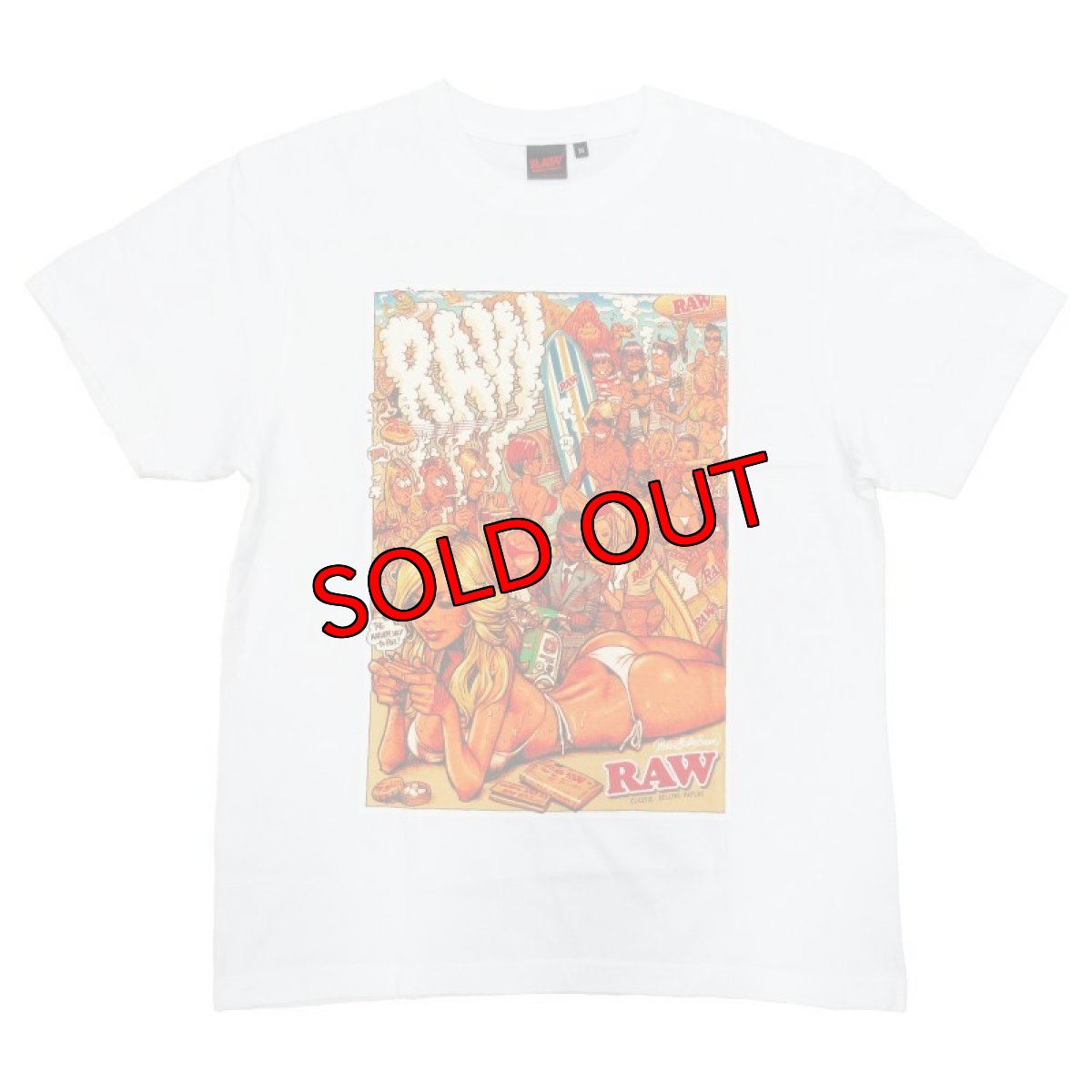 画像1: RAWガール サマーバージョン Tシャツ ホワイト (1)
