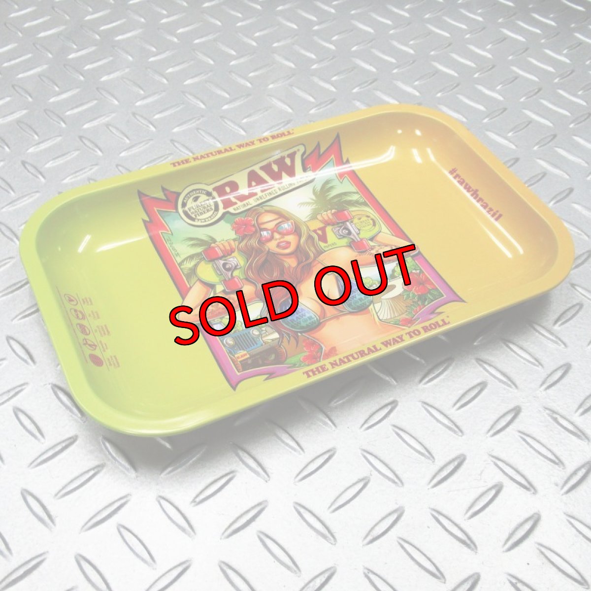 画像2: 【再入荷】RAW メタルトレー ブラジル２ スモールサイズ (2)