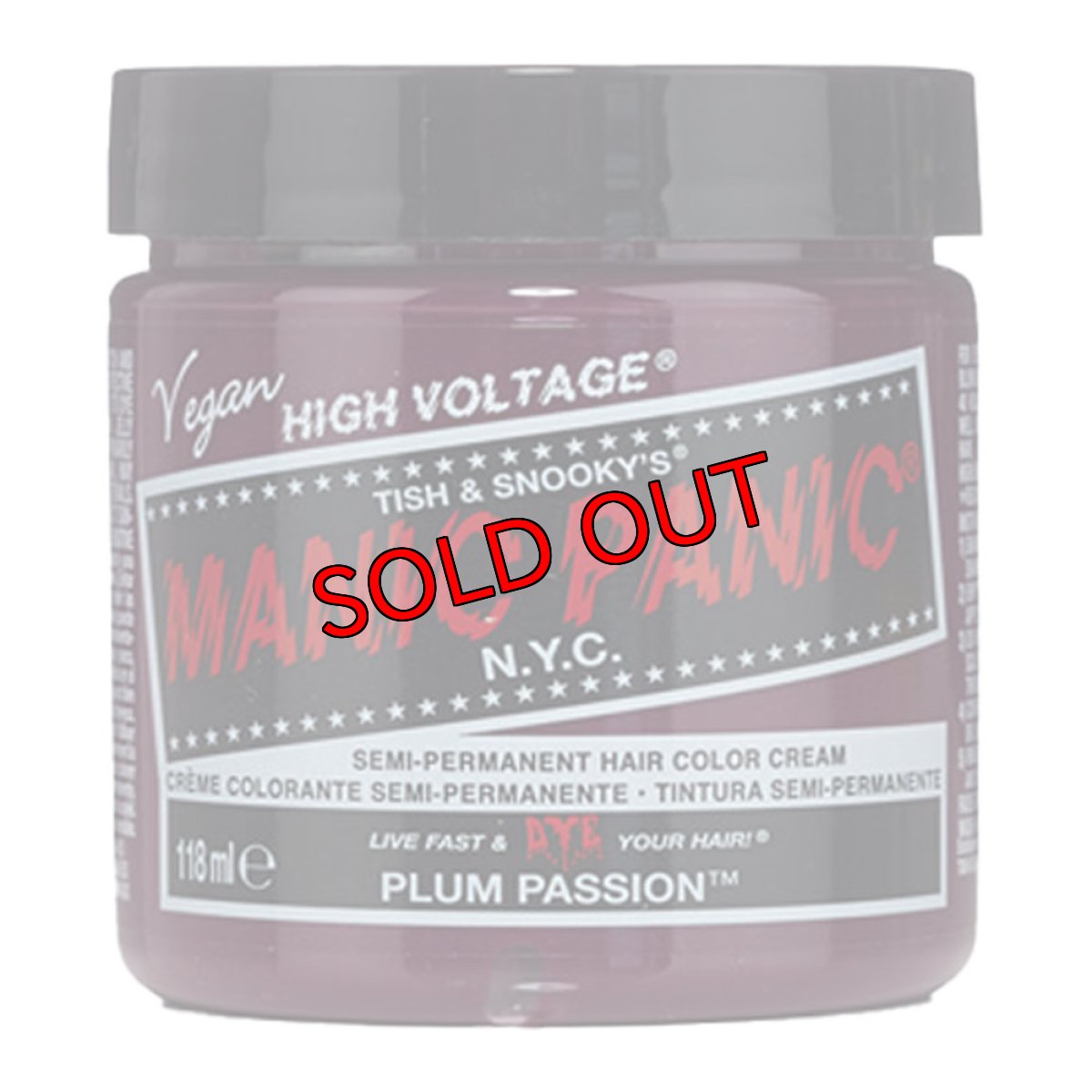 画像1: 【再入荷】ヘアカラー：MANIC PANIC マニックパニック[PLUM PASSION  (プラムパッション)] (1)