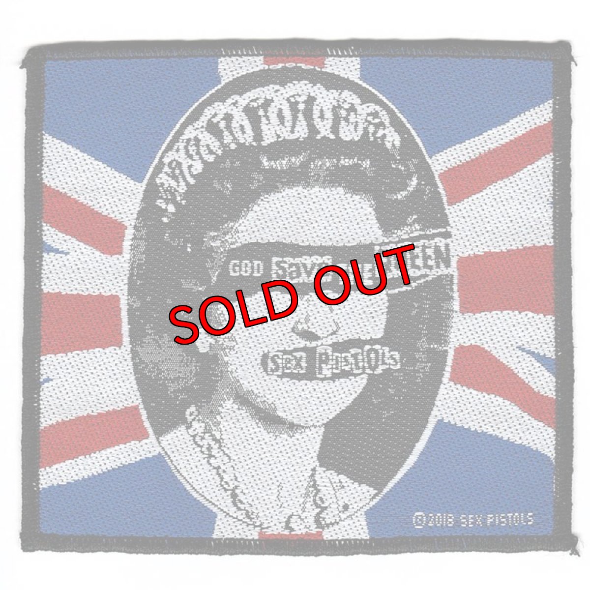 画像1: 【再入荷】バンド ワッペン：セックスピストルズ SEX PISTOLS God Save The Queen (1)