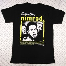 画像1: オフィシャル バンドTシャツ：GREEN DAY Nimrod Breast Print ブラック (1)