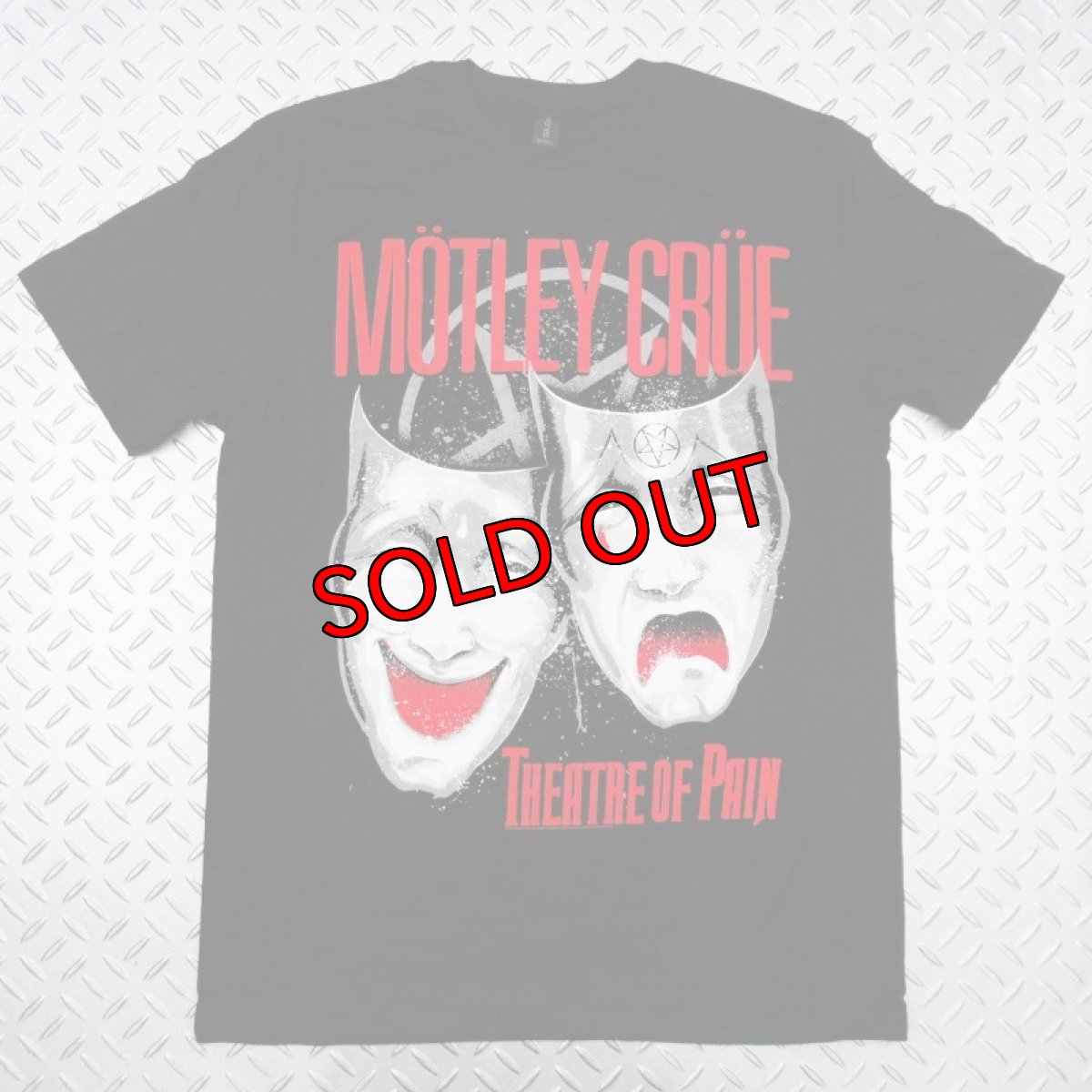 画像1: オフィシャル バンドTシャツ：モトリークルー MOTLEY CRUE Theatre of Pain Cry ブラック (1)