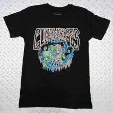 画像1: オフィシャル バンドTシャツ：ガンズアンドローゼス GUNS N' ROSES Illusion Tour ブラック (1)
